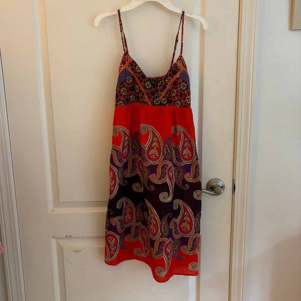 Forever 21 colorful paisley dress